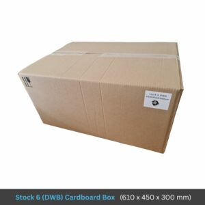 Stock 6 DWB Cardboard Boxes (Qty 25)
