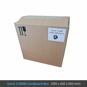 Stock 3 SWB Cardboard Boxes (Qty 25)